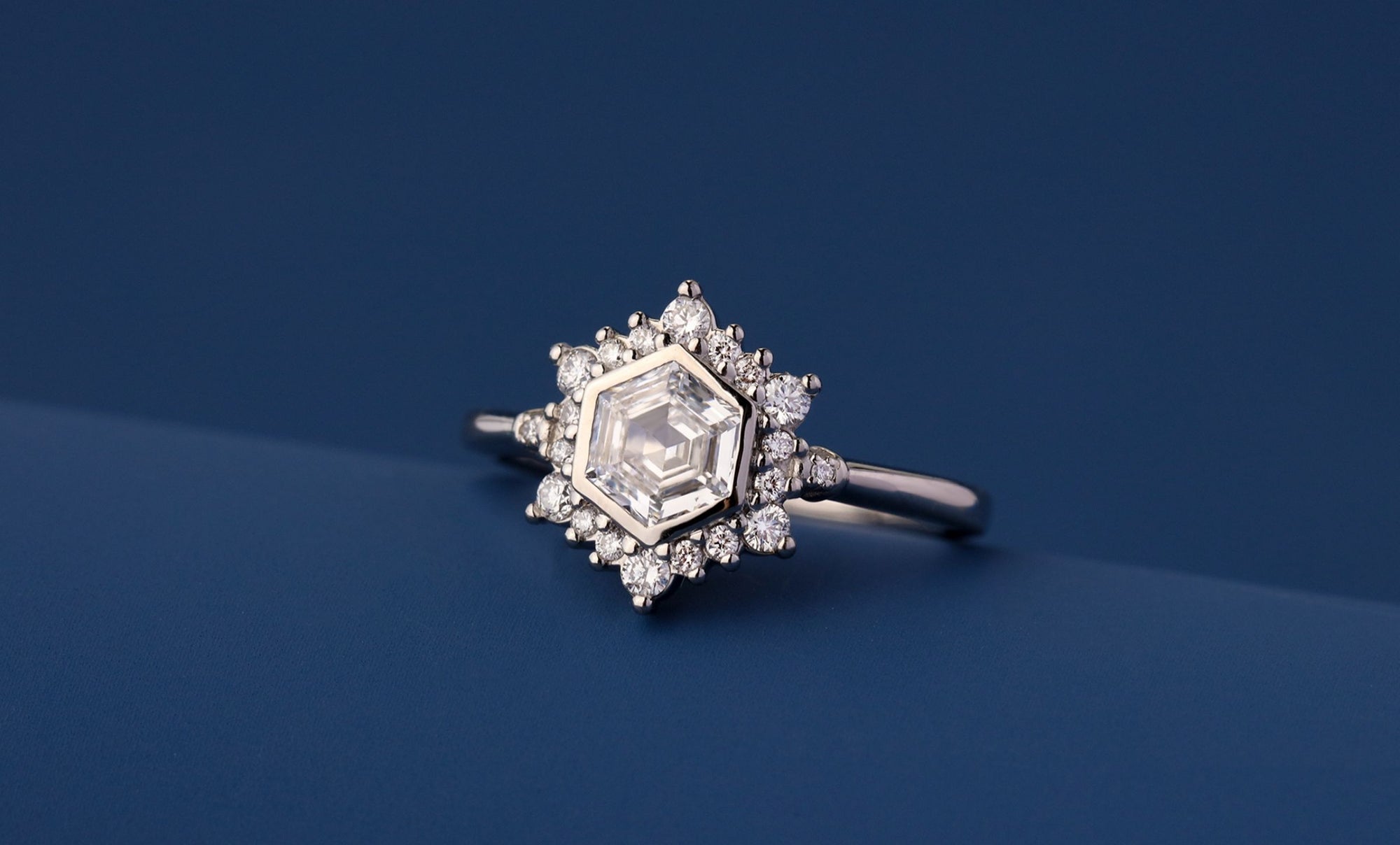 Hexagon Diamond & Gemstone Jewelry