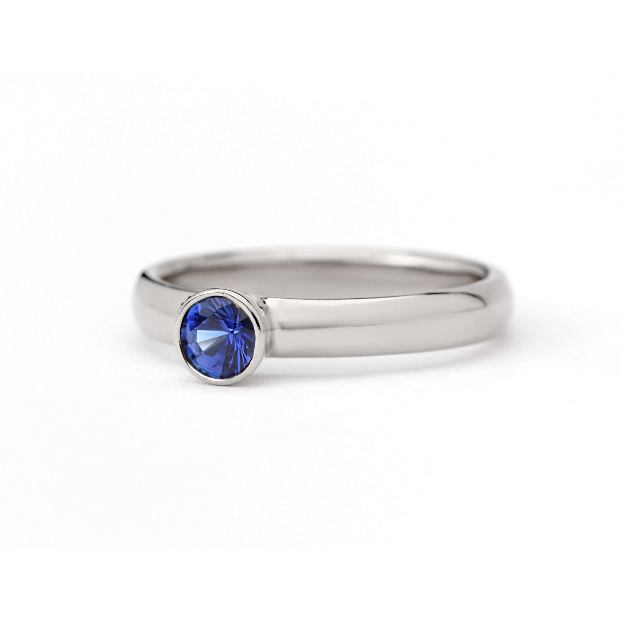 Pear Cut Natural Blue Sapphire Halo Ring For Engagement