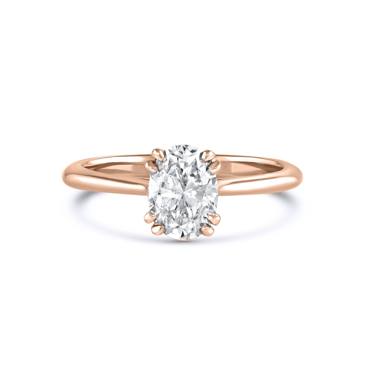 Eva Oval Solitaire Ring
