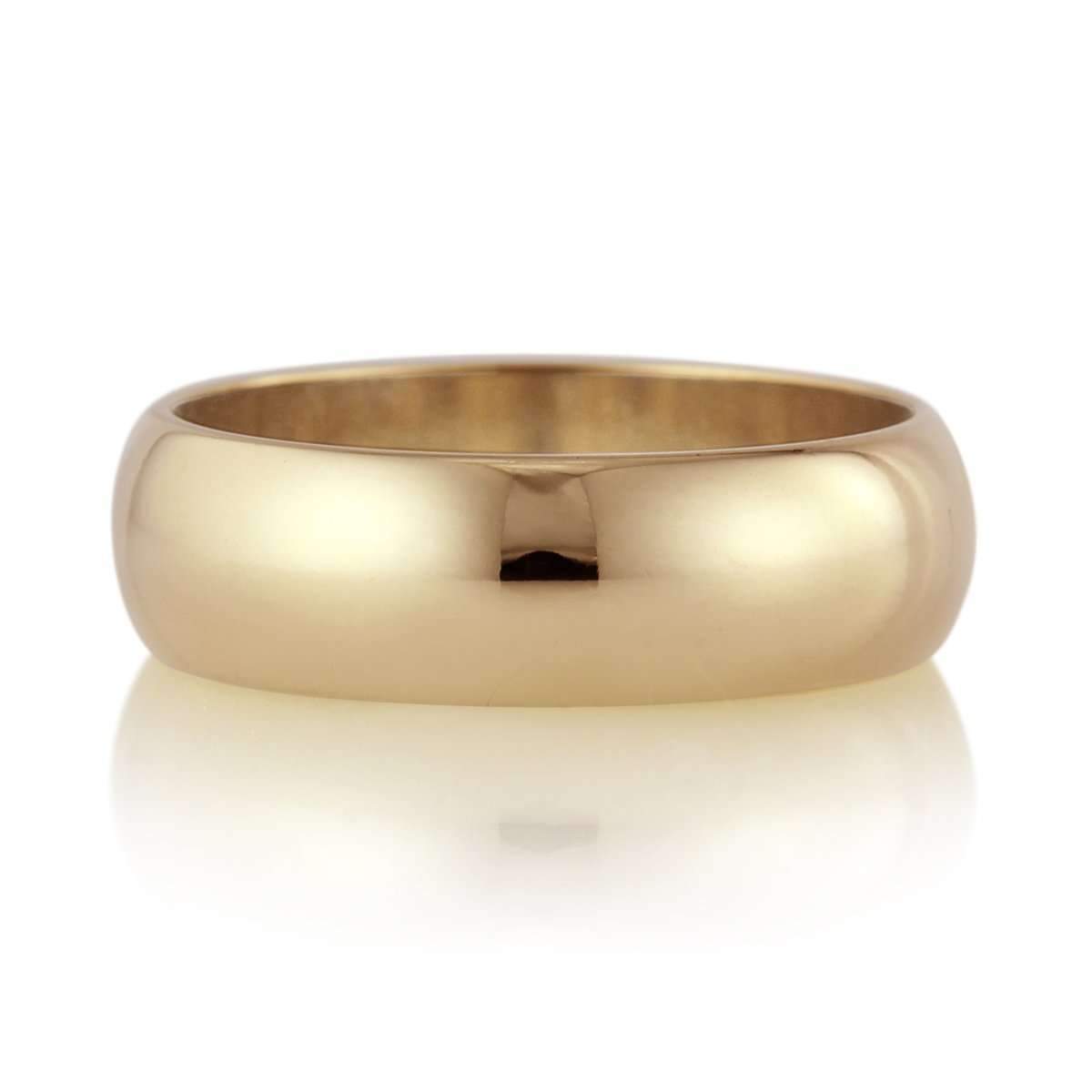 Comfort Fit or Half Round Band - 6mm - Customize Your Own-Alysha Whitfield