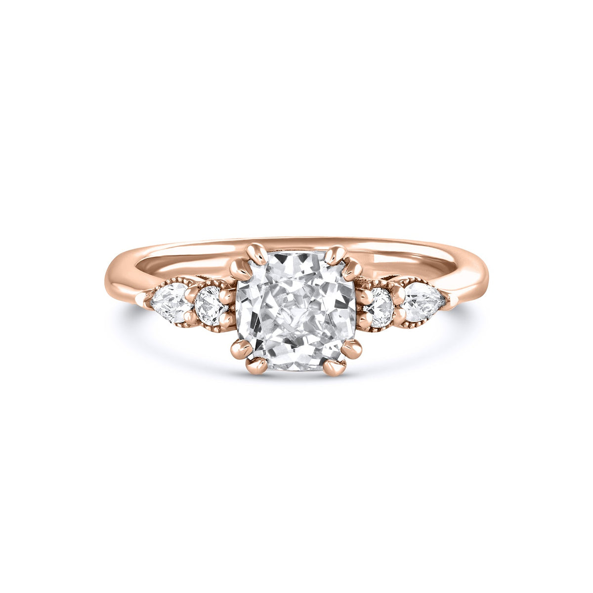Melody Cushion Five Stone Ring