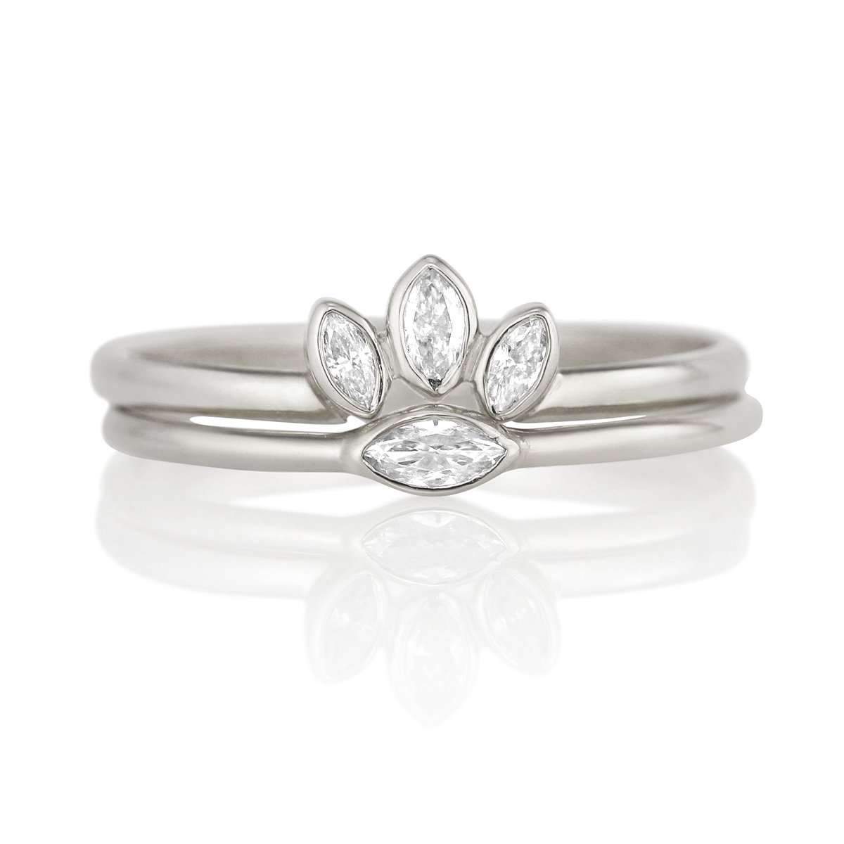 Petite Marquise Diamond Ring &amp; Ring Enhancer Set-Alysha Whitfield